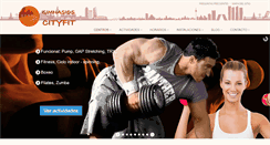 Desktop Screenshot of gimnasioscityfit.com